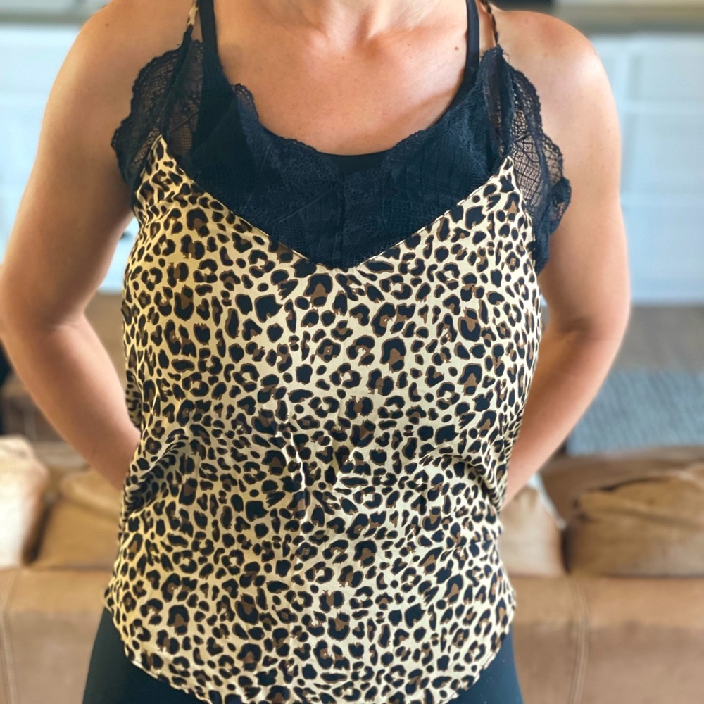 Leopard print blouse